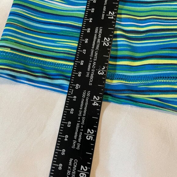 Old Navy Active S Blue Striped Racerback Athletic Tank For Women - Picture 8 of 9